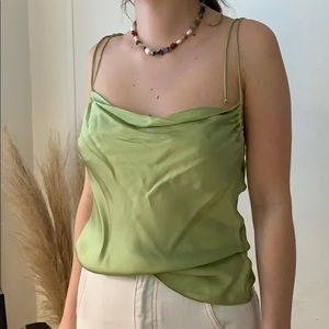 Aritzia Wilfred Allusion Top in Pistachio